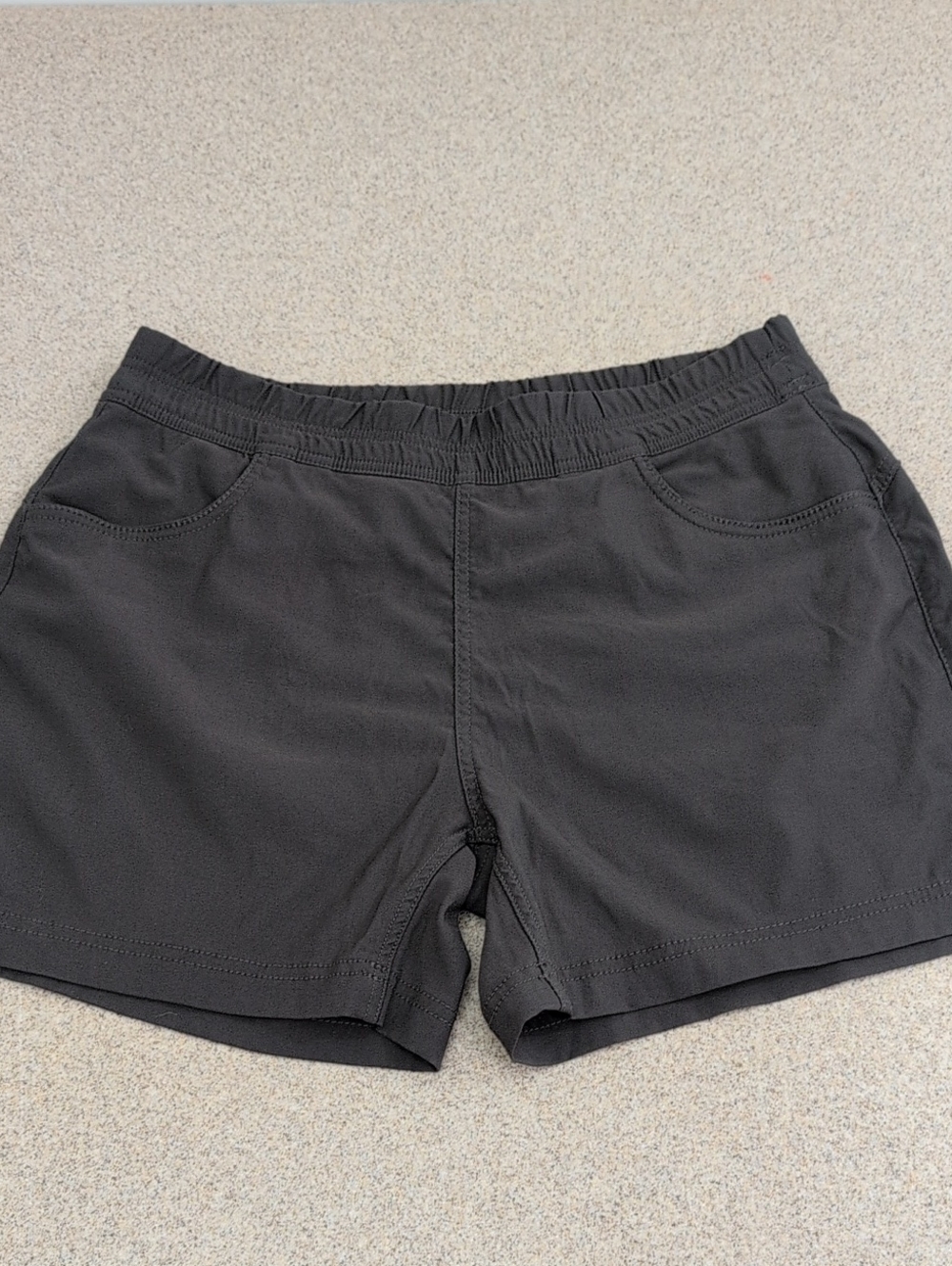 Prana Shorts, Elastic Waist, Pockets, 5 In Inseam Women's Size 12 - Picture 2 of 15